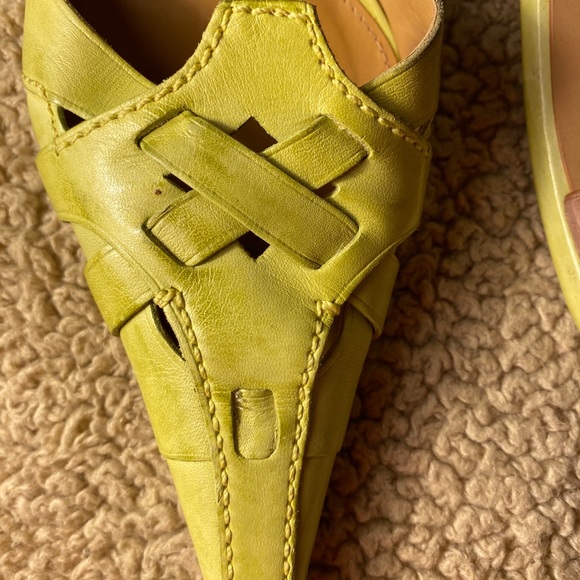 Green Carlos Santana’s 3 in non slip Mules Size 9 - Picture 3 of 4